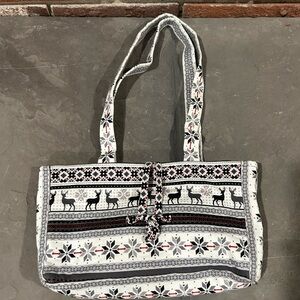 Stylish Black and White Microbag